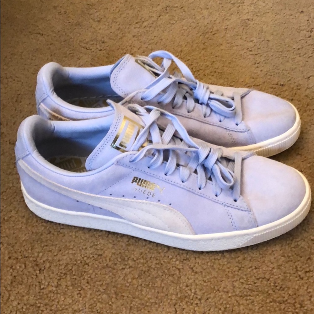 Puma Suede shoes.